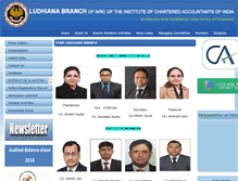 Tablet Screenshot of ludhiana-icai.org